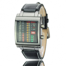 Binární hodinky TVG černé (TVG 12)